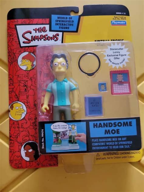 Handsome Moe Simpsons Playmates Series 15 Figure World Of Springfield Nib 2999 Picclick