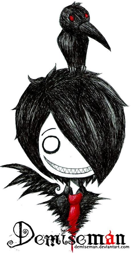 Pin By Lonely Ghost On Demiseman Emo Art Goth Art Chibi Drawings
