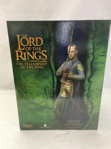 Sideshow Weta Elrond 16 Scale Statue Lord Of The Rings Figure Herald