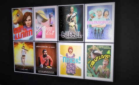 Simlish Cinema Posters At Budgie2budgie Sims 4 Updates