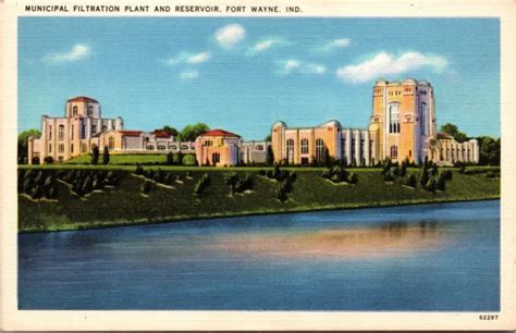 Municipal Filtration Plant And Reservoir Fort Wayne Indiana In Unposted