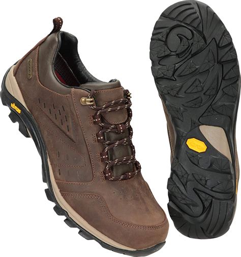 Mountain Warehouse Pioneer Waterproof Leather Mens Walking Shoes