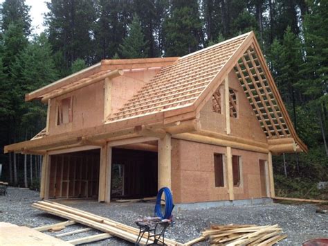 Residential floor plans american post beam homes modern solutions to traditional living. Golden Carriage House assembled | Строительство, Дача