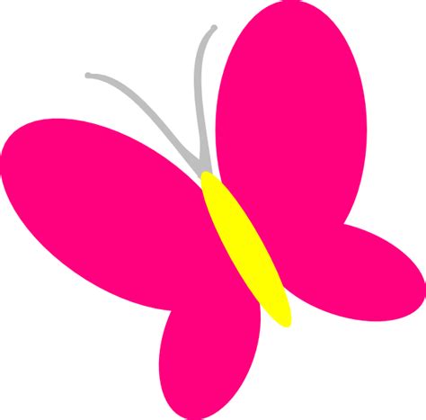 These are digital files, you will not receive any physical item. Pink Butterfly Clip Art at Clker.com - vector clip art ...