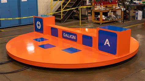 High Speed Air Caster Turntable Align Production Systems Youtube