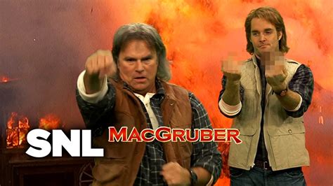 Macgruber With Macgyver Saturday Night Live Youtube