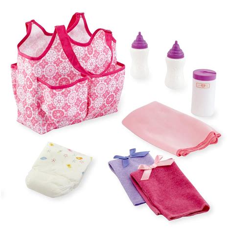 You And Me Baby Doll Diaper Tote Bag With Accessories Baby Doll Diaper