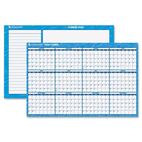 At A Glance Jumbo Erasable Yearly Wall Planner Aagpm30028