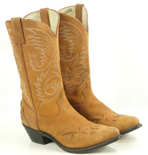 Durango Rd5302 Brown Velvety Suede Wingtip Cowboy Western Boots Womens