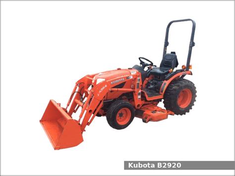 Kubota B2920 Compact Utility Tractor Review And Specs Tractor Specs