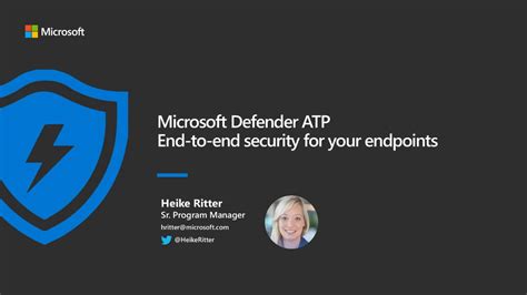 Microsoft Defender For Endpoint Mdatp Webinar End To End Security