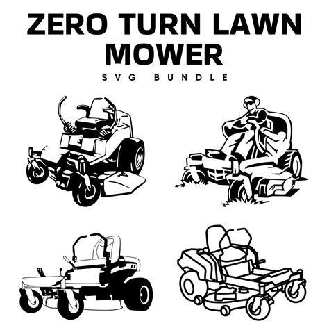 Zero Turn Lawn Mower Svg Designs Masterbundles