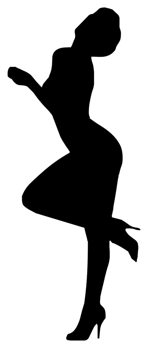 Sexy Woman Silhouette In Heels