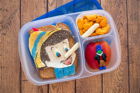Lunchbox Dad How To Make A Disney Pinocchio School Lunch Idea
