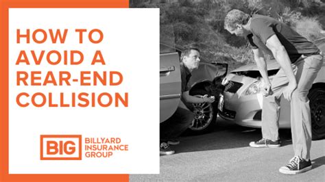 How To Avoid A Rear End Collision Big Blog