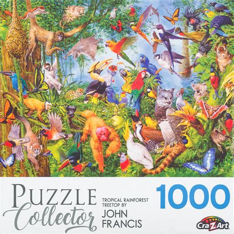Puzzle Collector Tropical Rainforest Treetop 1000 Piece Jigsaw Puzzl