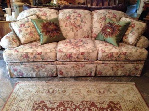 Clayton Marcus Sofa Couch Floral Vintage Style Floral Sofa Floral
