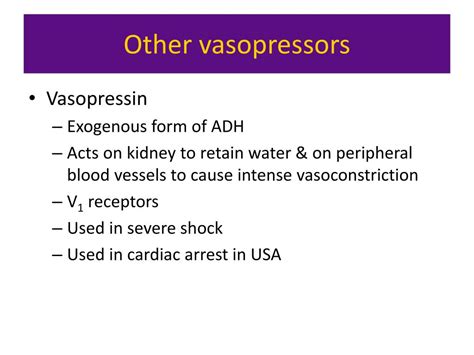 Ppt Inotropes And Vasopressors Powerpoint Presentation Free Download
