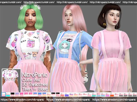 Nitropanic “ Download Fullbody Outfit 30 Swatches No Adfli All Lods