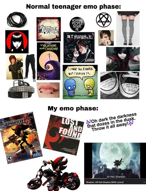 Never Actually Had An Emo Phase Just A Listening To Shadows Vocal