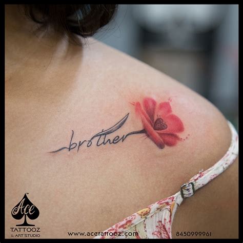 The greek dedicated this flower to the god apollo, naming it after the blood that sprouted from hyakinthos' body. Brother Name Tattoo - Ace Tattooz