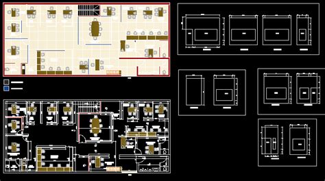 Large Office Interior Design Download Autocad 2d Drawing File Cadbull