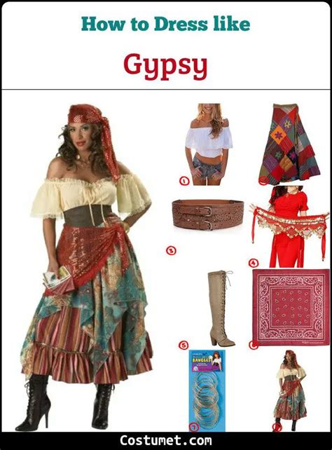 Gypsy Costume For Cosplay And Halloween