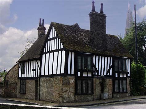 A 16th Century Timber Framed House Ely Uk Typical Middle Class Elizabethan Houses Were Framed