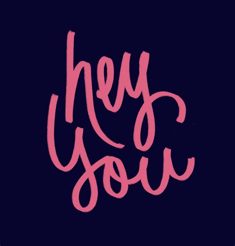 Hey You Hello  By Denyse® Find And Share On Giphy