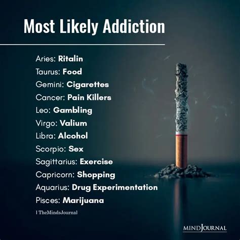 Zodiac Signs Most Likely Addiction