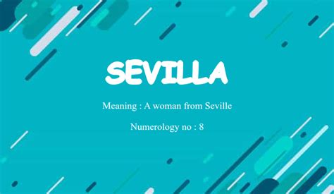 Sevilla Name Meaning