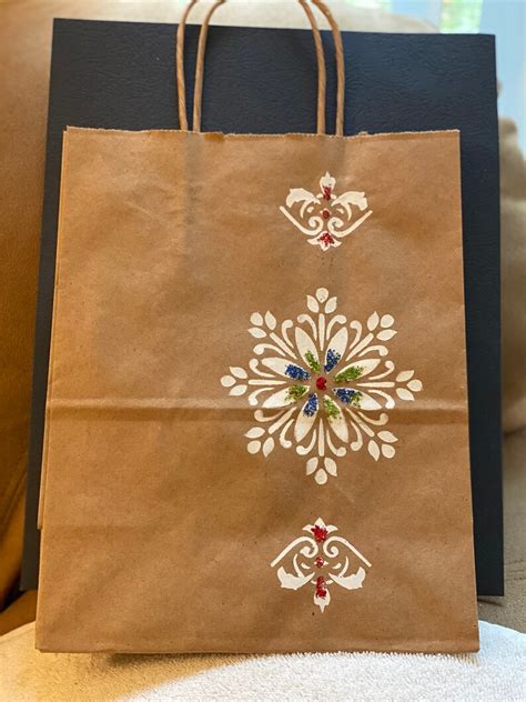 Decorative Brown Paper Bags Etsy