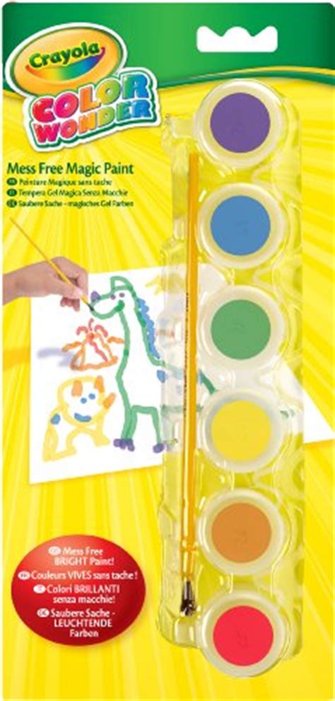 Download Crayola Classic Color Wonder Brush Tip Markers, 1 Pack, 5 ...