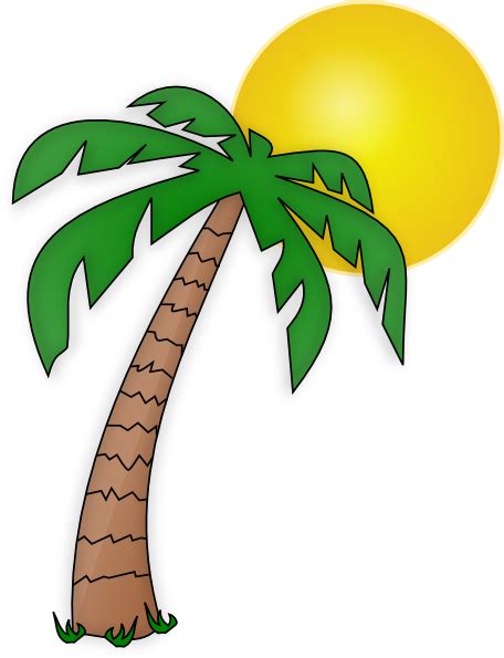 Palm Tree Clip Art At Vector Clip Art Online Royalty Free And Public Domain