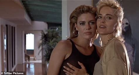 Sharon Stone Dons Basic Instinct Top Depicting THAT Scene Been There Done That Got The T