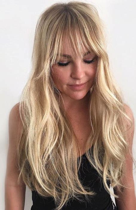 The 15 best hairstyles with bangs to try right now. Full bangs long hair
