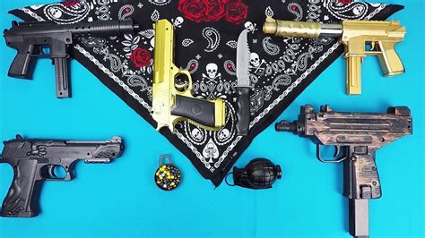 Gangster Weapons Uzi Tec 9 Desert Eagle Weapons Throwing Bead