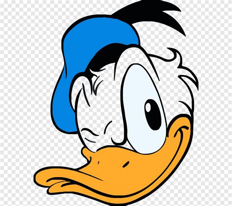 Donald Duck Head Silhouette
