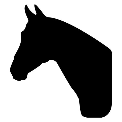 Horse Head Silhouette Free At Getdrawings Free Download