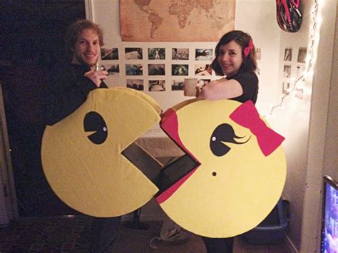 Our Halloween Costume Pacman And Ms Pacman Halloween Crafts Halloween Costumes Diy