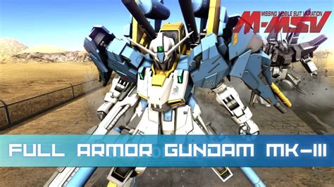 Gundam Battle Operation 2 The Full Armor Gundam Buds Youtube