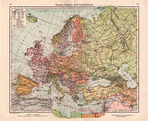 Europe 1928 Vintage Maps Map Vintage World Maps