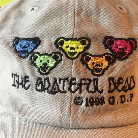 grateful dead dancing bears hat dead bears hat dead head etsy