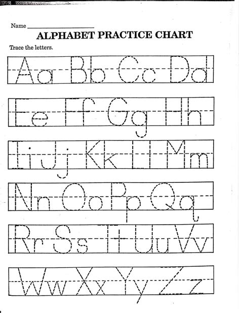 Worksheets On Alphabets English Alphabet Worksheet For Kindergarten