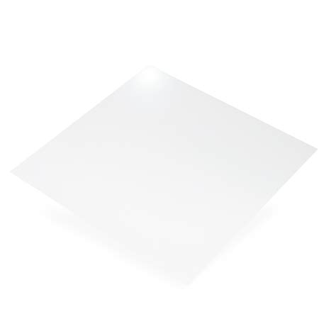 Plaque T Le Aluminium Lisse Laqu E Blanc