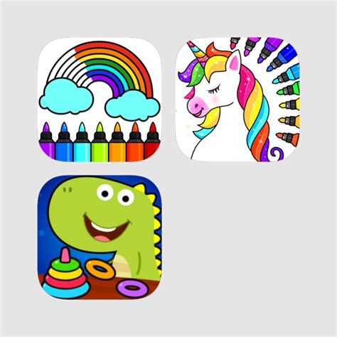 ‎colouring Games For Kids Toddler Colour By Number Pages And Drawing