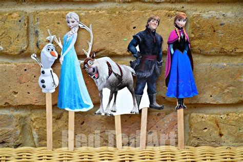 Disneys Frozen Craft Puppets Red Ted Arts Blog