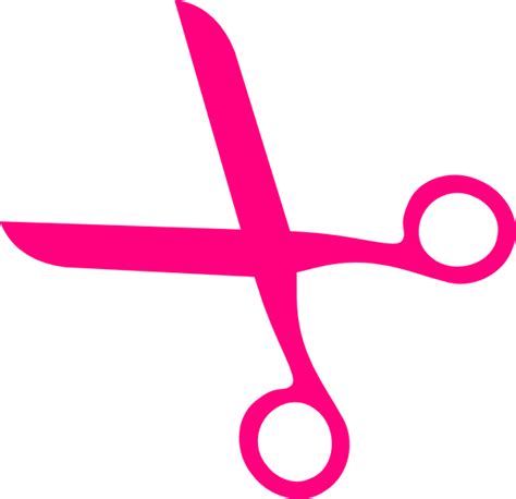 Scissors Clip Art | Pink Hair Scissors clip art - vector ...