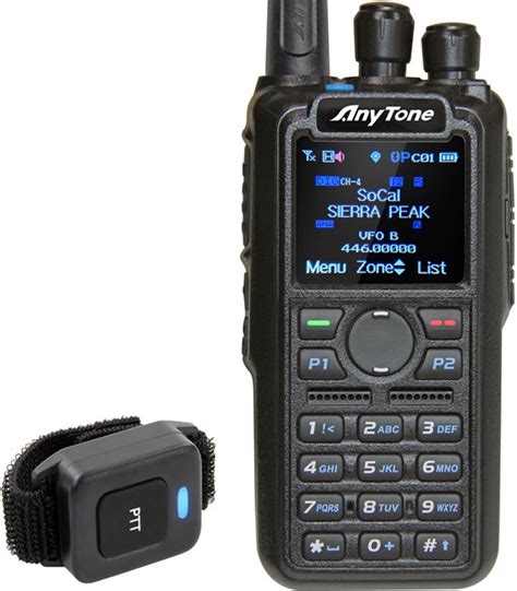 Anytone At D878uv Plus Digital Dmr Dual Band Handheld Commercial Radio