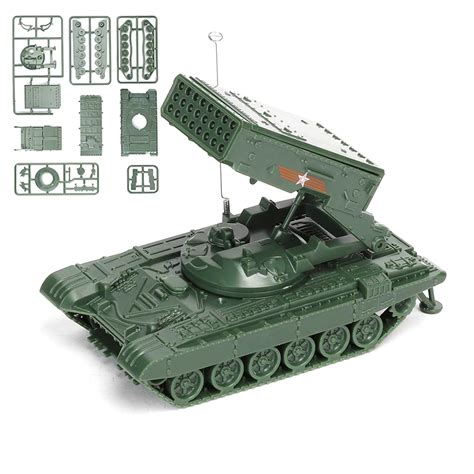 Viikondo Military Vehicle Army Men Toy Tank Easy Model Kit Scale